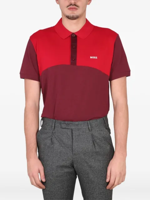 BOSS cotton polo shirt