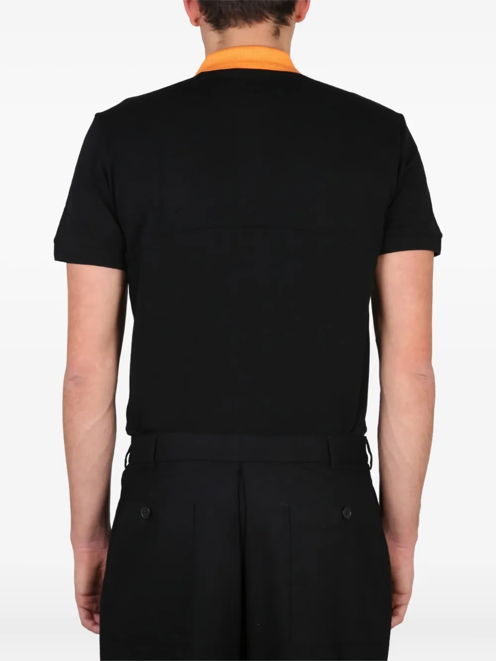 BOSS cotton polo shirt Zwart