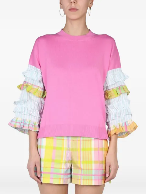 Boutique Moschino ruffled-sleeve sweater