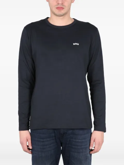 BOSS logo-detail long-sleeve T-shirt