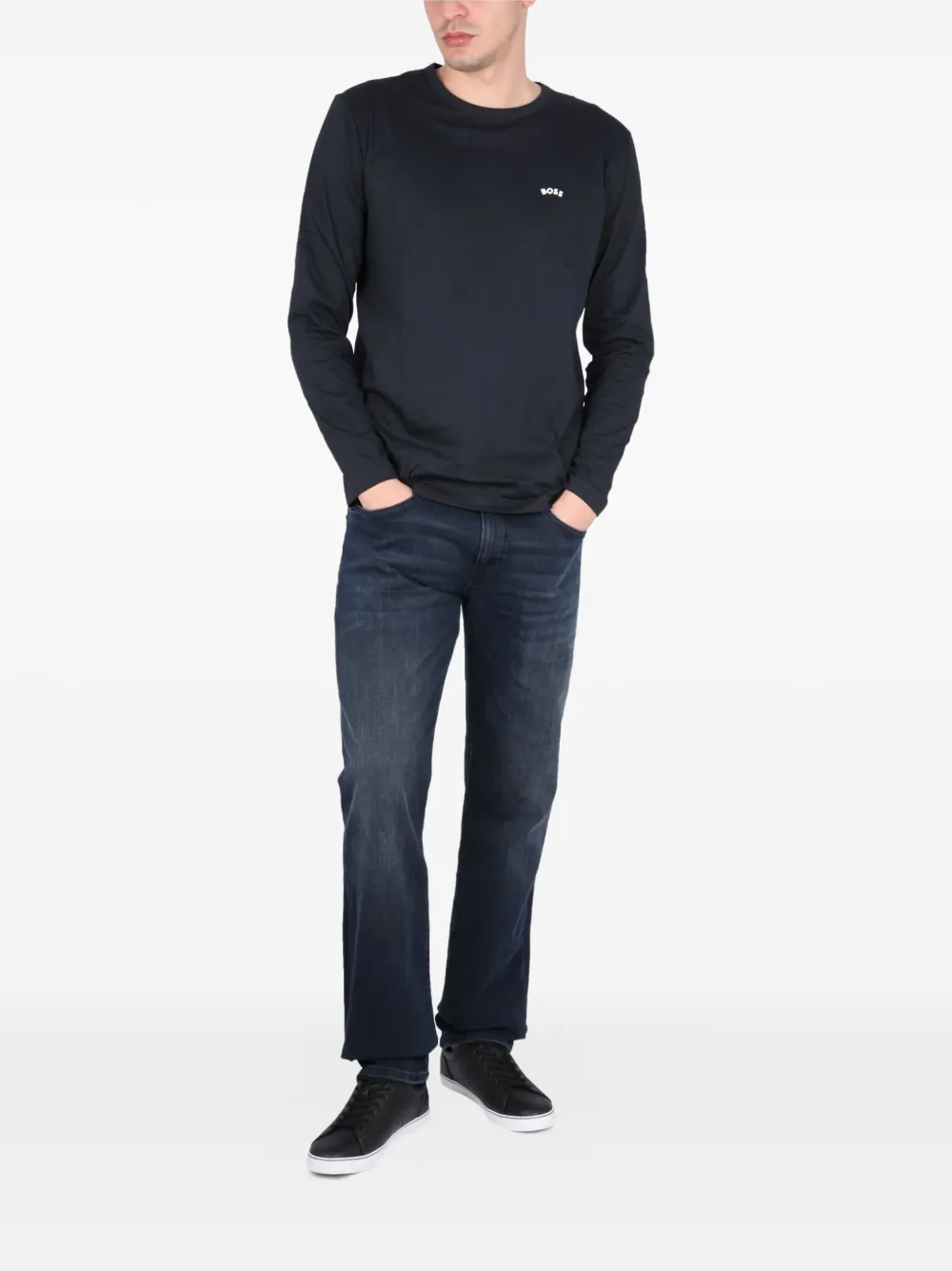 BOSS logo-detail long-sleeve T-shirt | T-Shirts | Image 2
