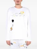BOSS graphic-print sweatshirt - White