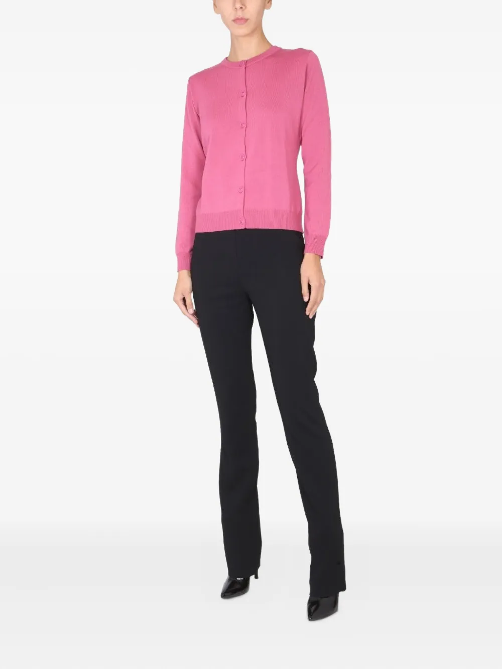 Boutique Moschino Vest met knopen Roze