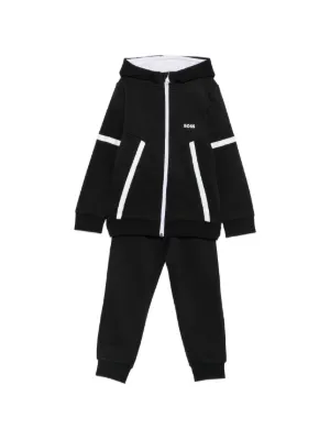 Diesel Kids logo-plaque Tracksuit Set (set Of two) | Black | FARFETCH