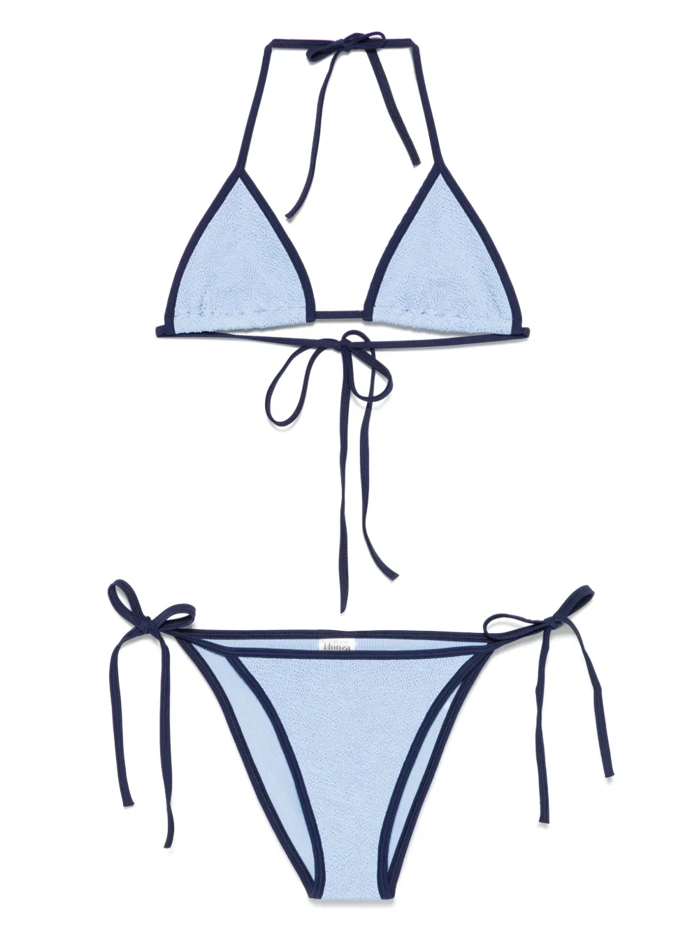 Hunza G bikini con copas triangulares | azul | Image 1