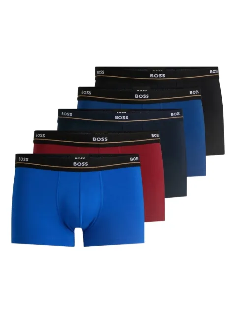 BOSS logo-waistband boxers (pack of five)