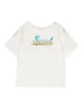 Bonpoint sunset graphic T-shirt - White