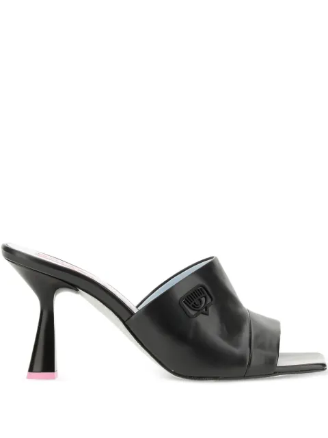 Chiara Ferragni 85 mm square-toe heeled sandals