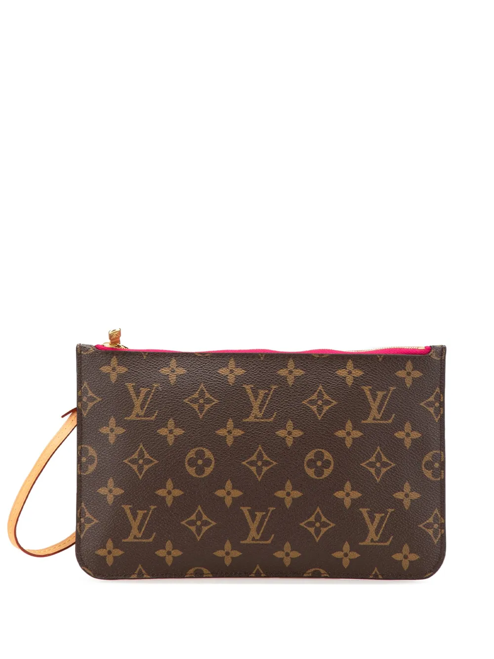 Louis Vuitton Pre-Owned 2018 モノグラム ネヴァーフル ポーチ - ブラウン Louis Vuitton Pre-Owned 2018 モノグラム ネヴァーフル ポーチ - ブラウン
