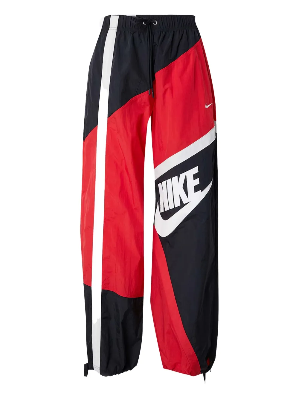 Nike colourblocked track pants Zwart