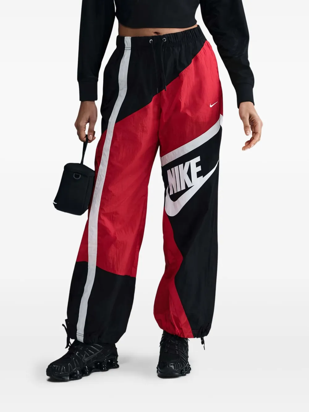 Nike Trainingsbroek met colourblocking Zwart