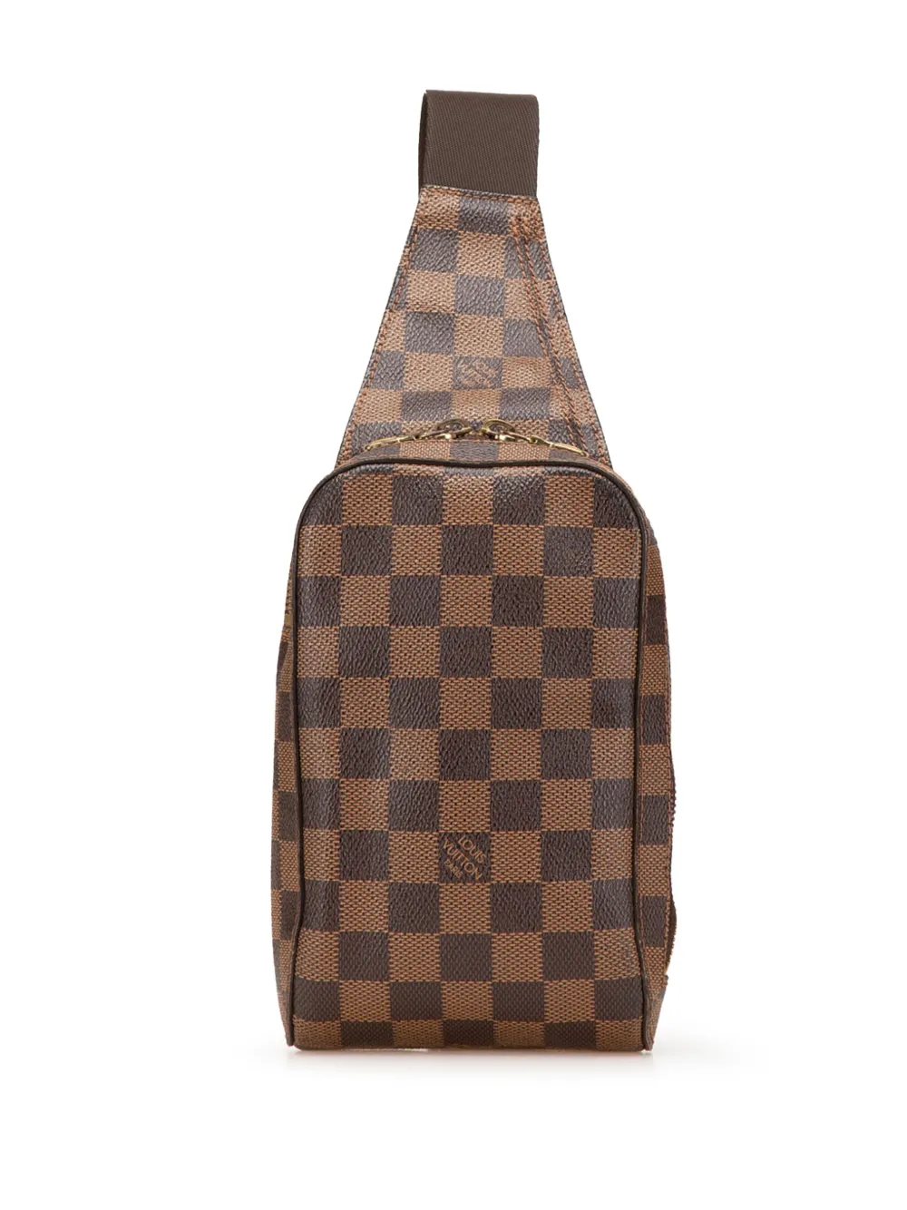 Pre-owned Louis Vuitton 2004 Damier Ebene Geronimos Crossbody Bag