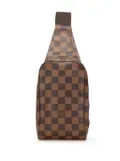 Louis Vuitton Pre-Owned 2004 Damier Ebene Geronimos crossbody bag - Brown