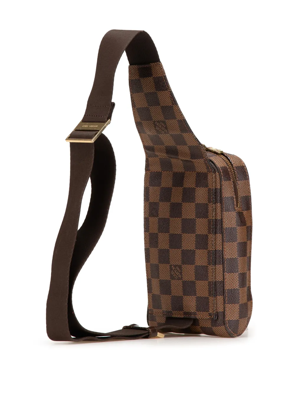 Pre-owned Louis Vuitton 2004 Damier Ebene Geronimos Crossbody Bag