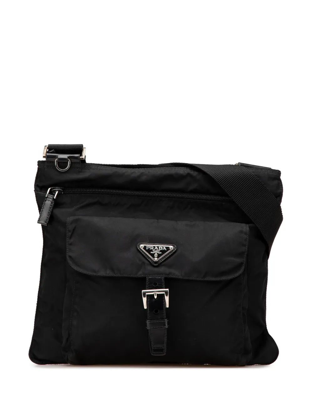 Prada Pre-Owned 2013-2024 Tessuto Zip Top crossbody bag | Black | Image 1