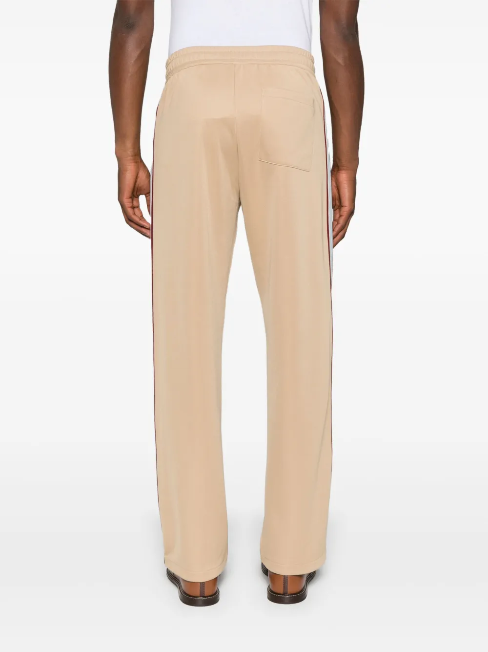 Drôle De Monsieur Trainingsbroek met zijstreep Beige