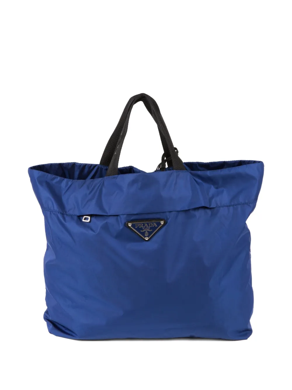 Pre-owned Prada 2010s Triangle-logo Tote Bag