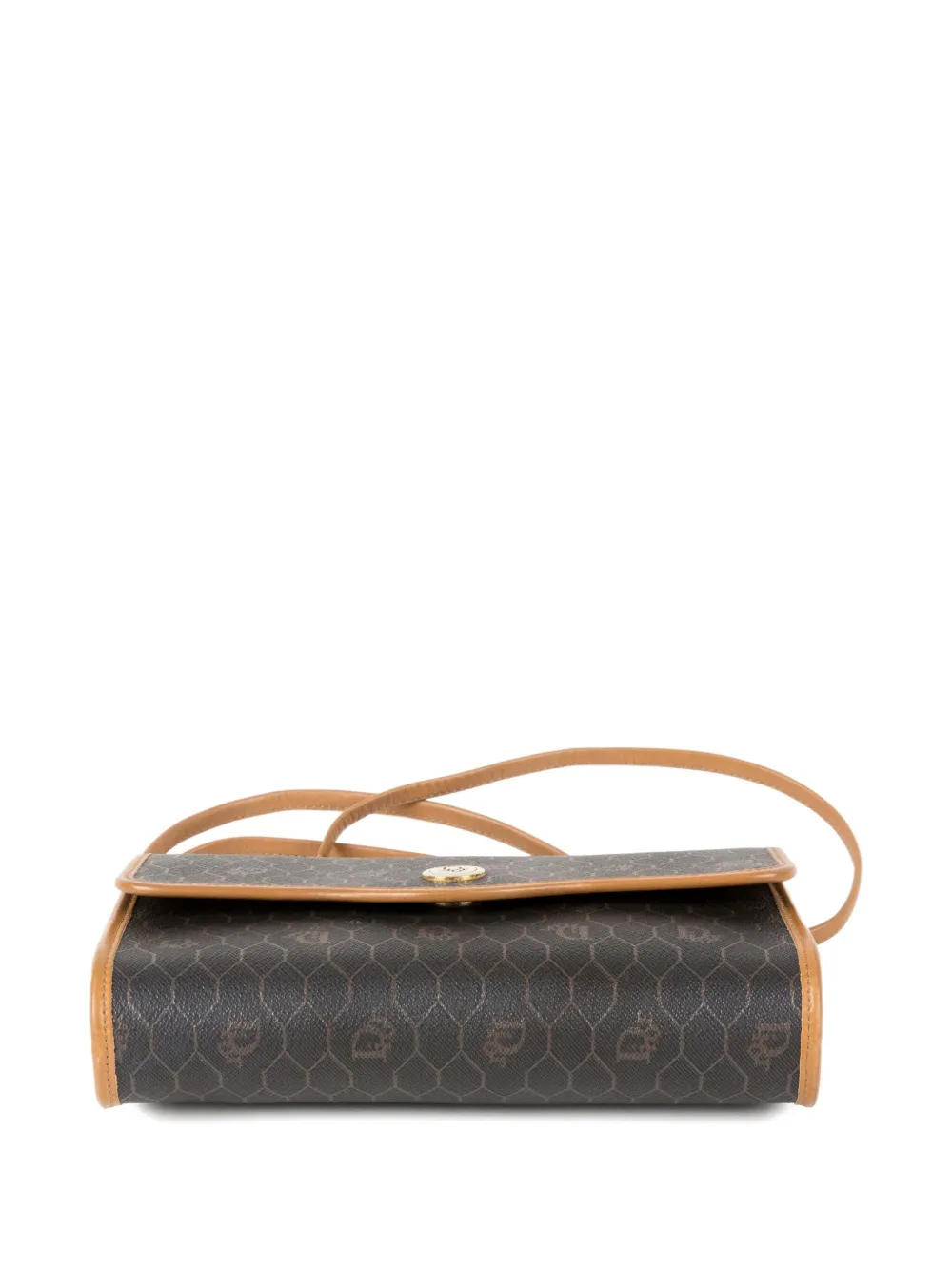 Christian Dior Pre-Owned 1980s Honeycomb Shoulder Bag | Brown