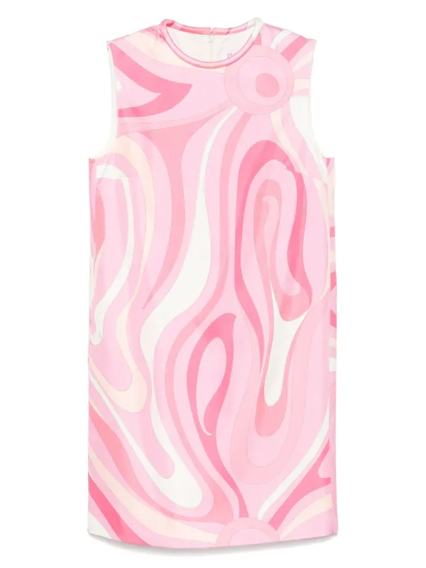 PUCCI Iride-print Mini Dress | Pink | FARFETCH