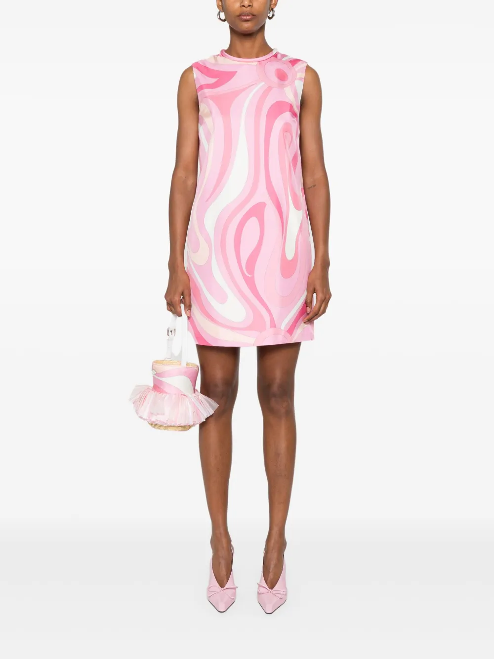 PUCCI Mini-jurk met print - Roze