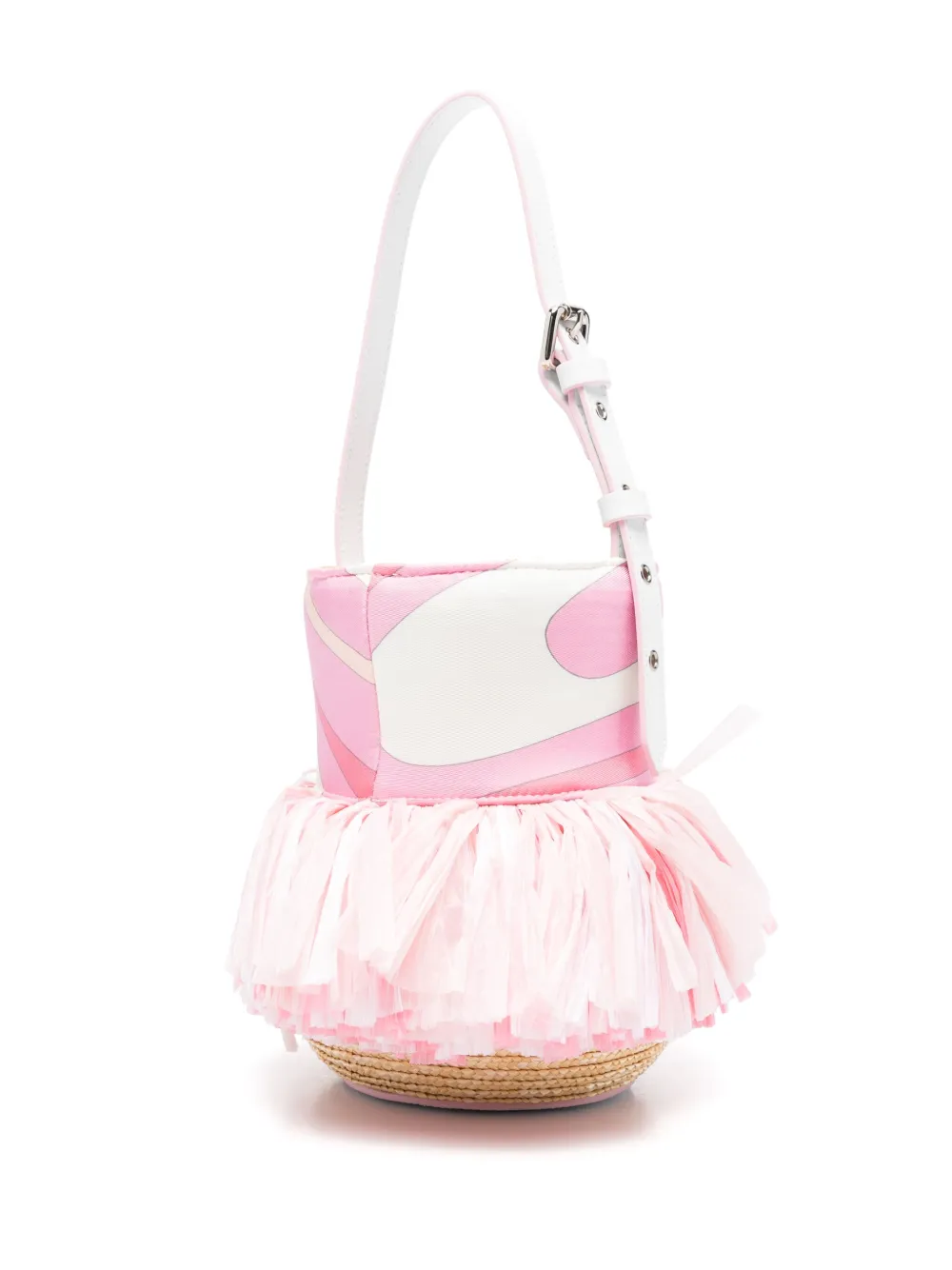 PUCCI Zijden bucket-tas Roze