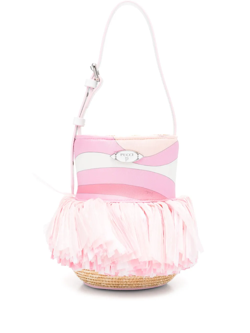 PUCCI silk bucket bag | Pink | Image 1