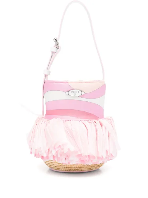 PUCCI silk bucket bag 