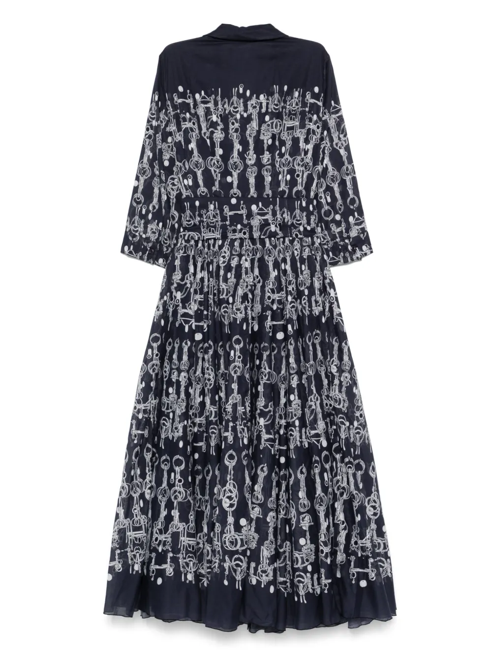 Samantha Sung Abelia midi dress - Blauw