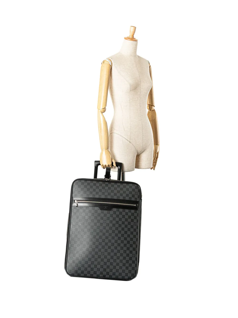 Louis Vuitton Pre-Owned 2010 Damier Graphite Pegase 55 travel bag | Pre-Owned | Image 2