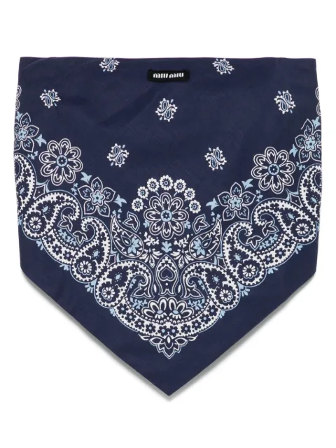 Miu Miu triangle top