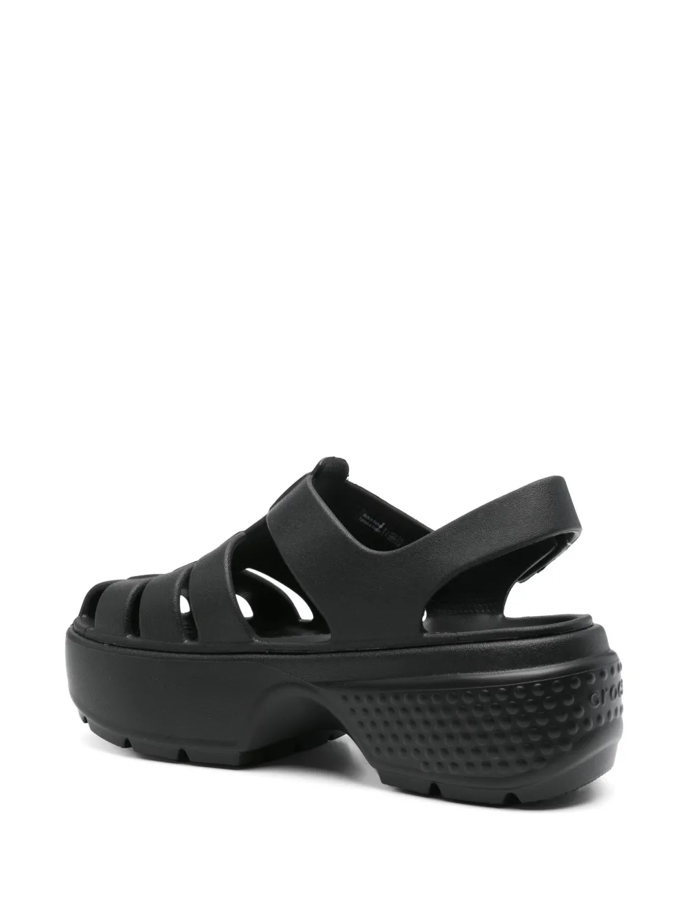 Crocs 50mm Stomp Fisherman sandals Black