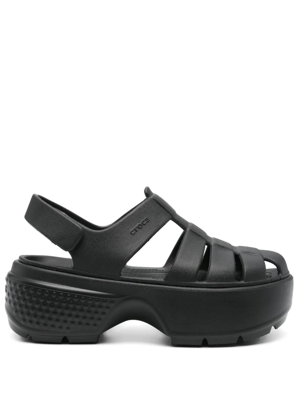 Crocs 50mm Stomp Fisherman sandals Black