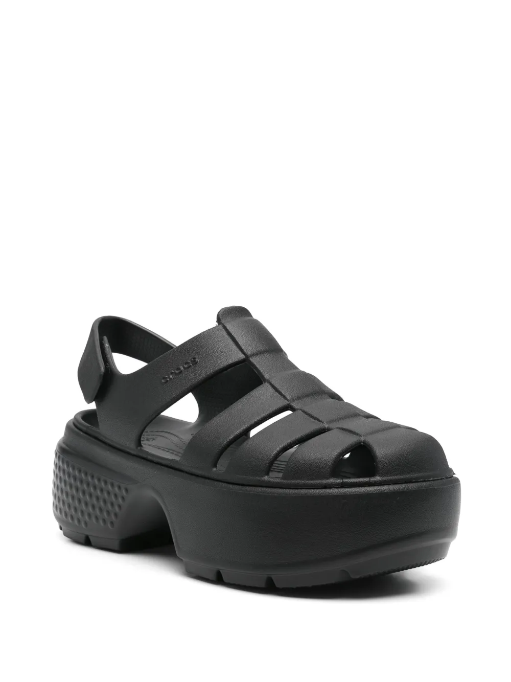 Crocs 50mm Stomp Fisherman sandals Black