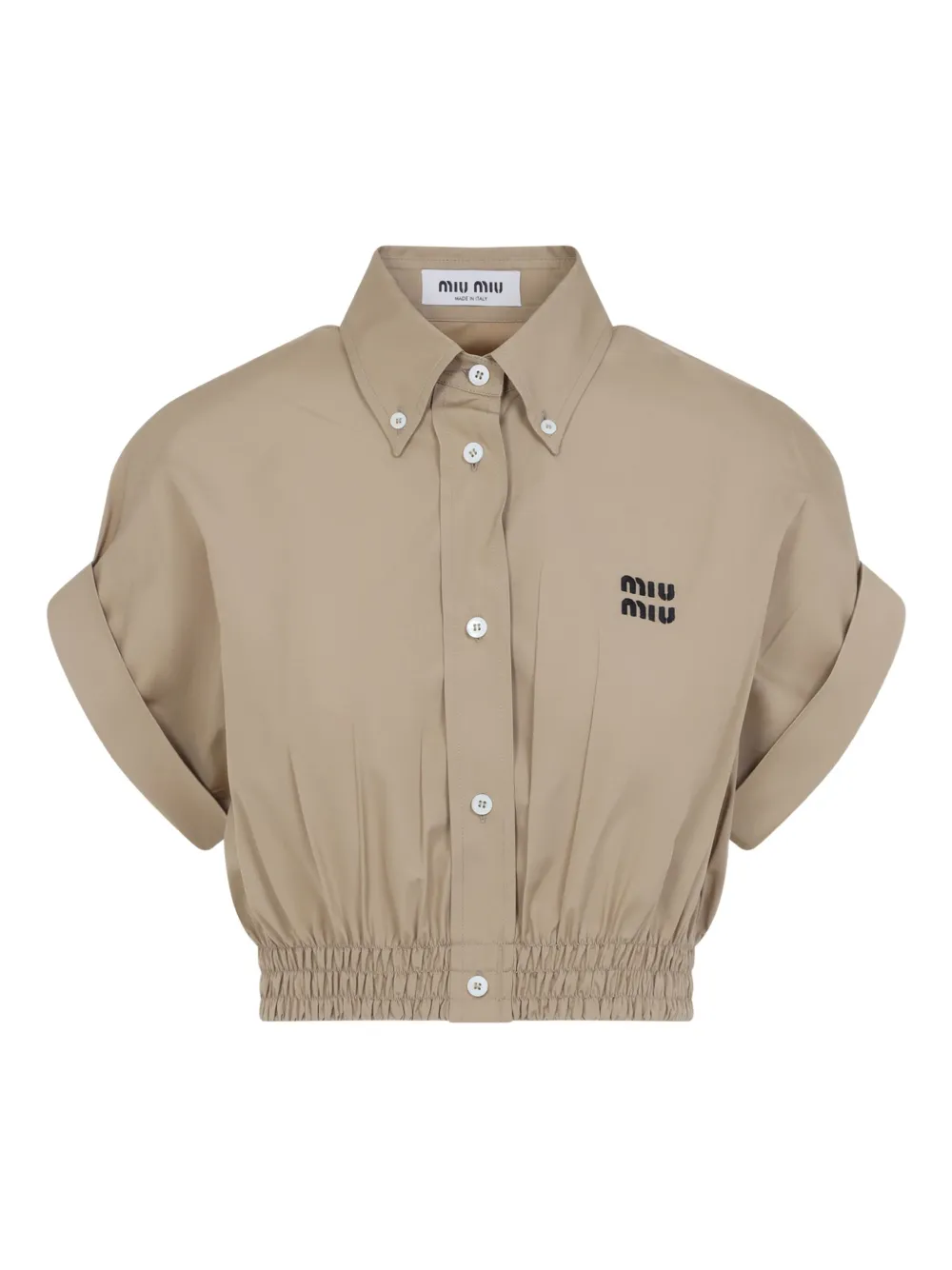 Miu Miu Camicia in cotone | toni neutri | Image 1