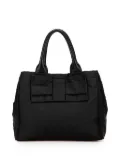 Prada Pre-Owned 2013-2024 Tessuto Canapa Logo Bow satchel - Black
