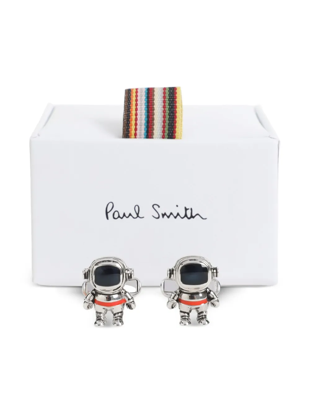 Paul Smith Silver Cufflinks In Copper Zinc