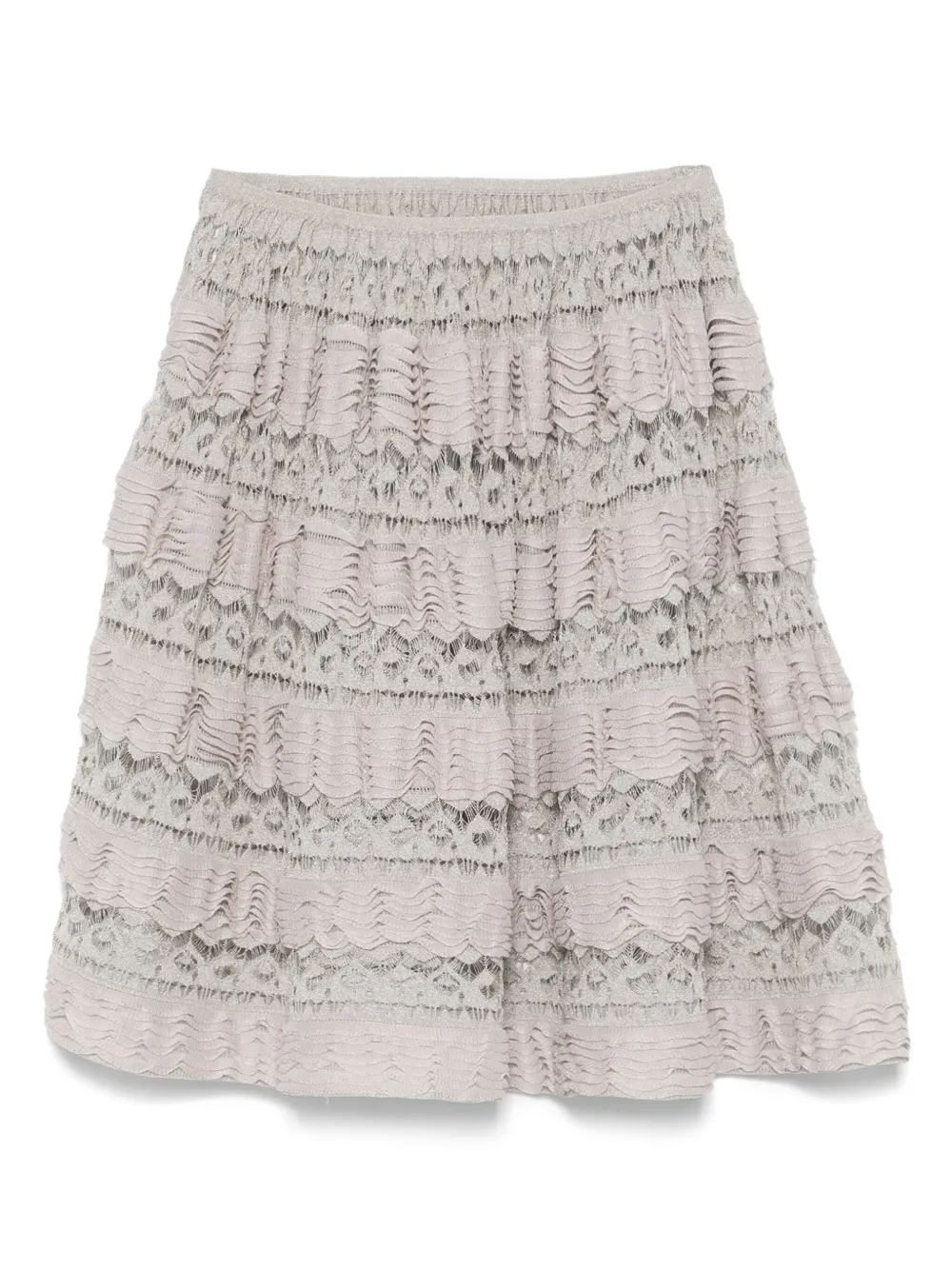 Alaïa Pre-Owned falda con paneles de encaje 2000 | rosado | Image 1