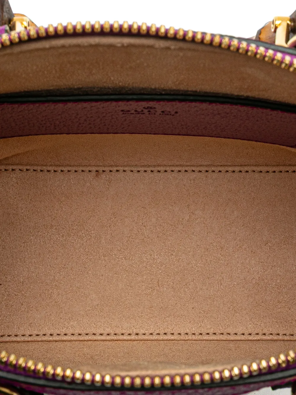 Pre-owned Gucci 2000-2015 Mini Dollar Calfskin Bamboo Diana Dome Satchel