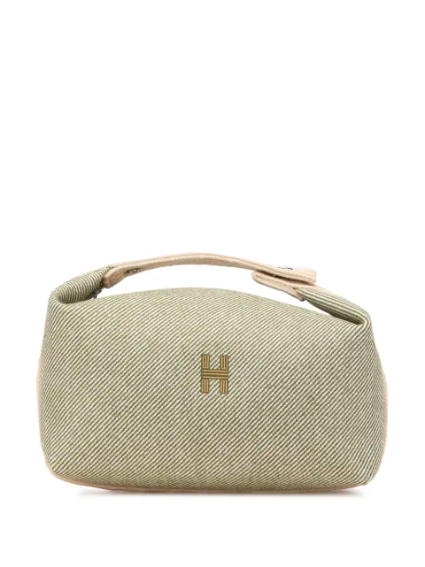 Hermès Pre-Owned 2020-2024 Large Wool Bride A Brac H Natte Case vanity bag