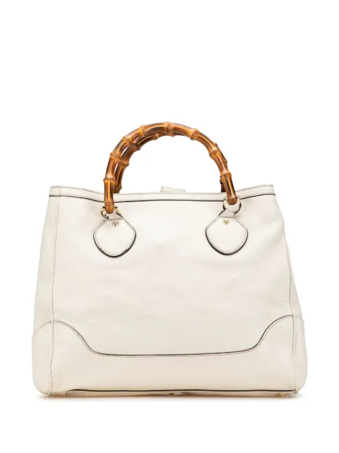 Gucci Pre-Owned 2000-2015 Medium Leather Bamboo Diana tote bag