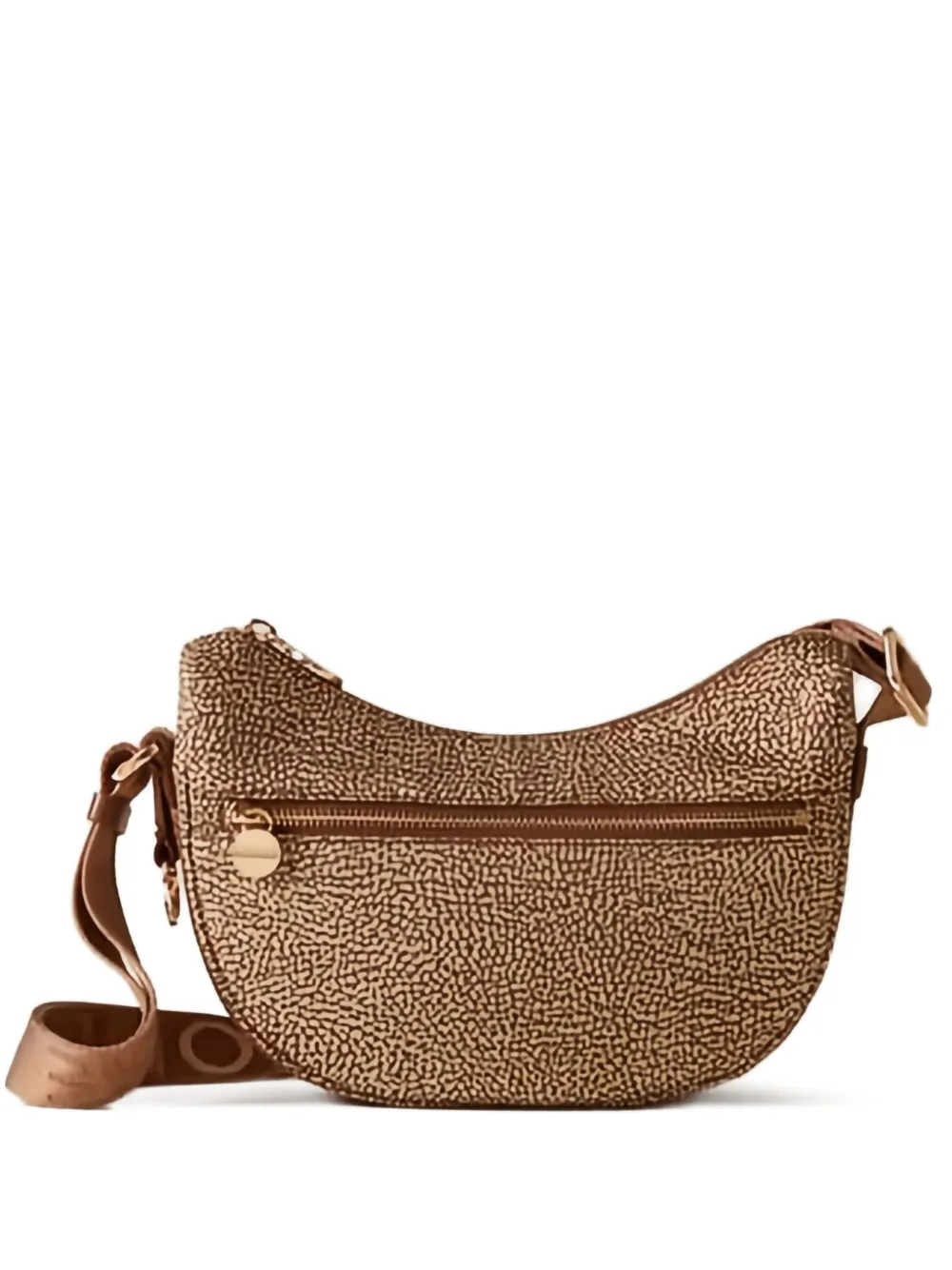Borbonese Borsa a tracolla Luna mini - Marrone