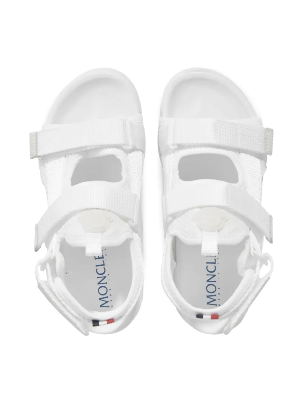 Moncler Enfant Petit Trailgrip Vela platform sandals White