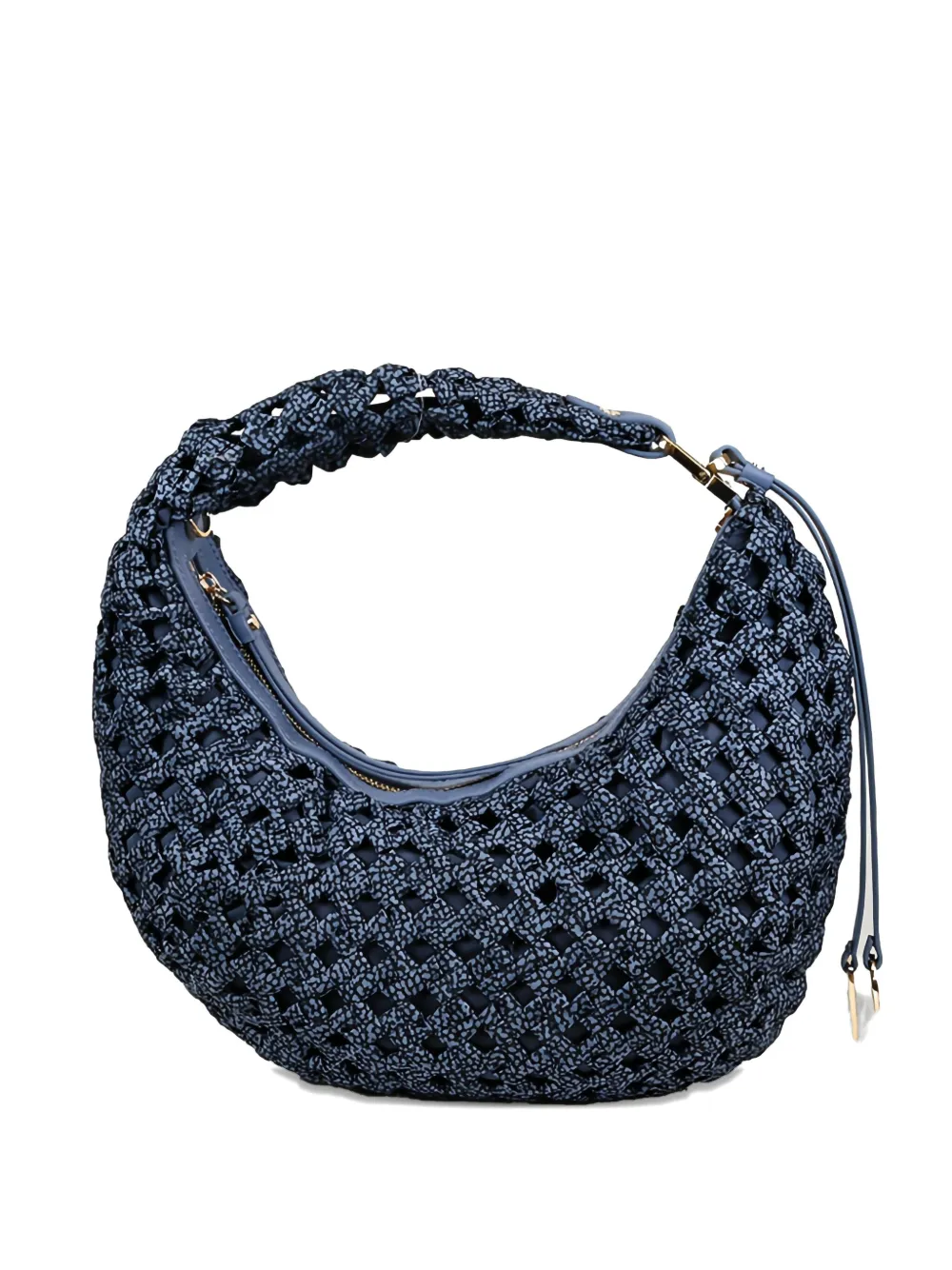 Borbonese leather shoulder bag | Blue | Image 1