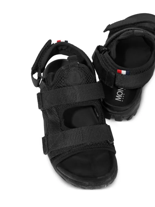 Moncler Enfant Vela Sandals | Black | FARFETCH display picture 3