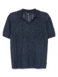 John Varvatos linen t-shirt - Blue