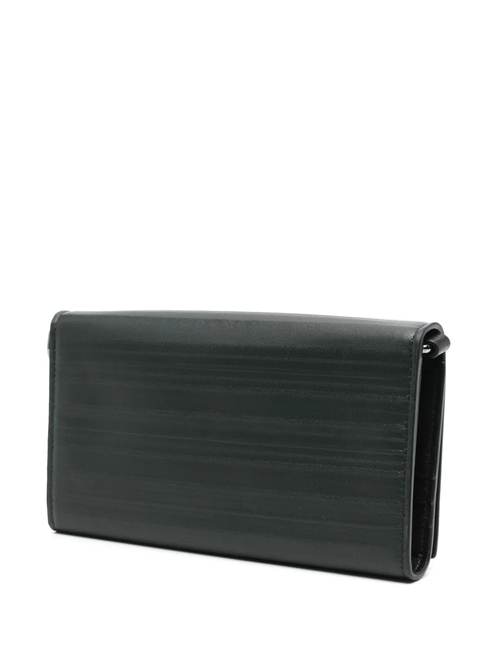 Giorgio Armani Leren schoudertas Groen