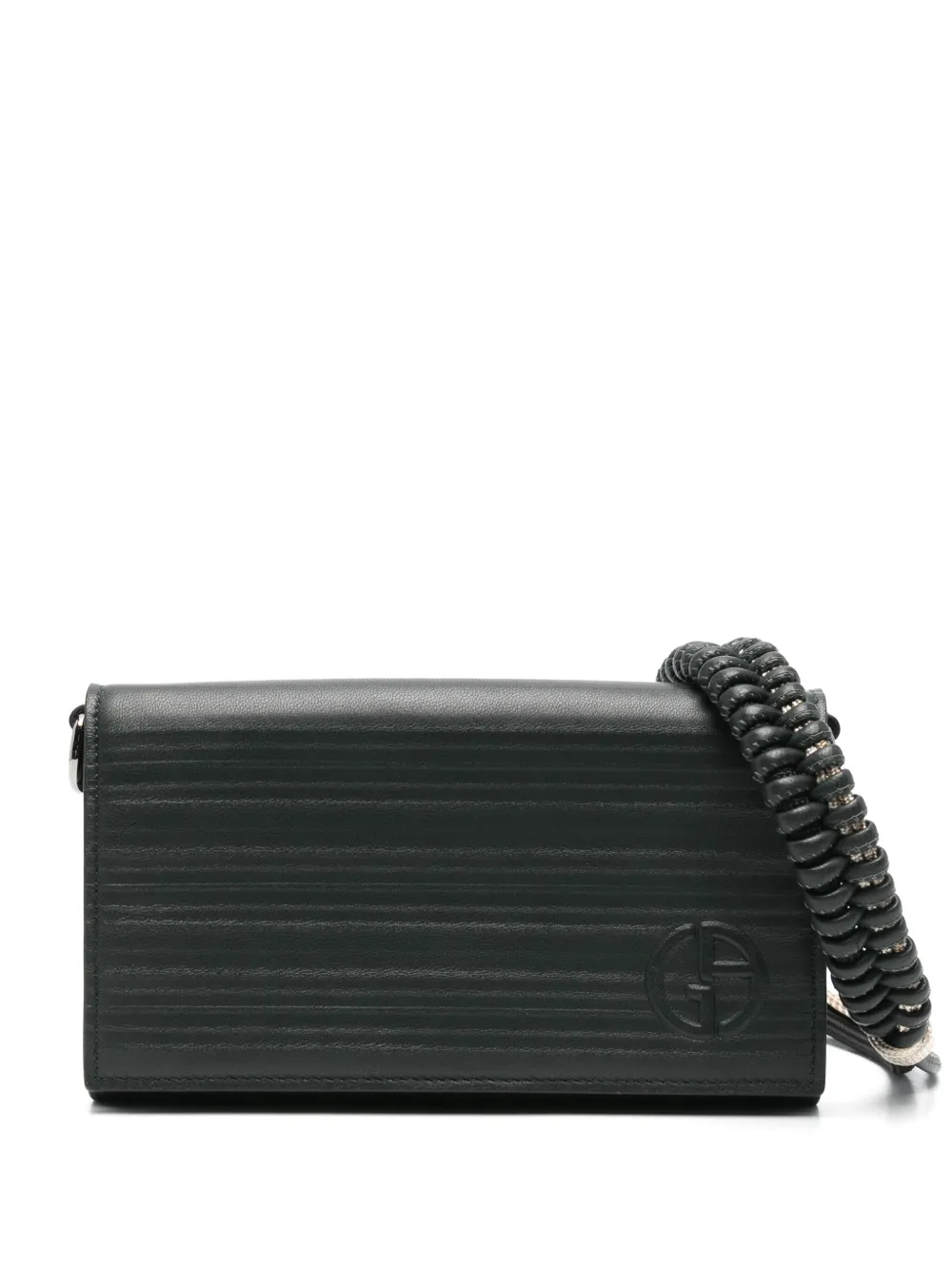 Giorgio Armani leather shoulder bag | Green | Image 1