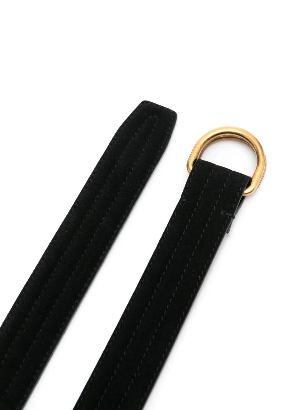 Giorgio Armani Suède riem - Zwart