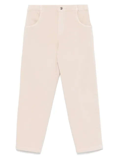 michael coal logo-tag trousers