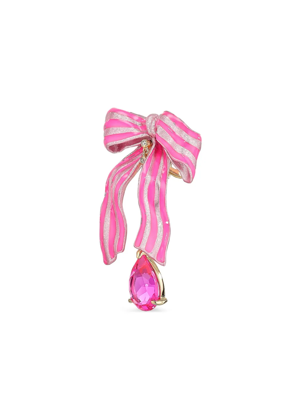 Anabela Chan aretes Bardot Bow en oro de 18kt con gemas | Image 2